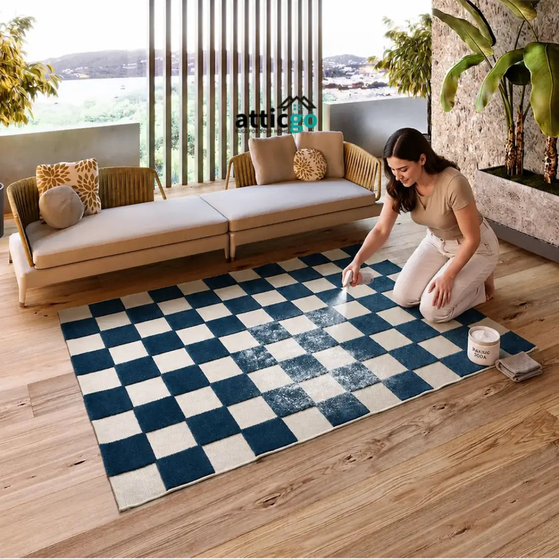 Cómo eliminar olores de una alfombra 