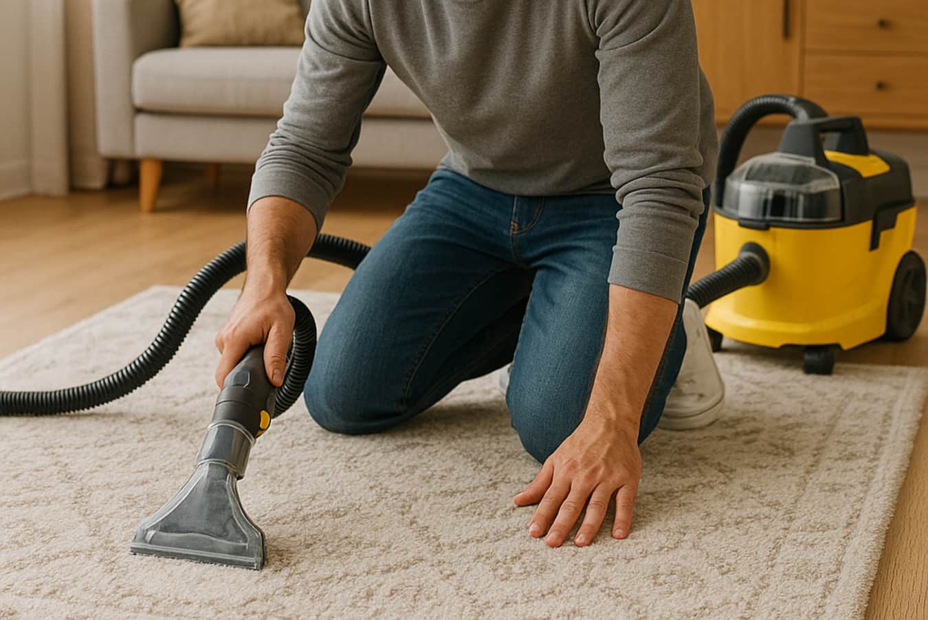 Limpieza en seco de alfombras: cómo hacerlo paso a paso