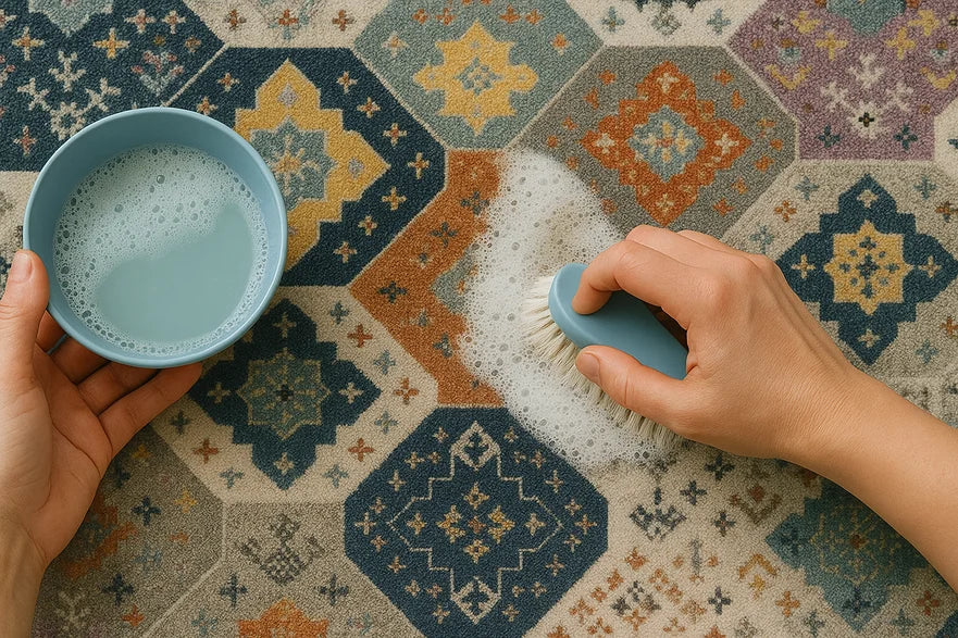 Cómo limpiar alfombras a mano y quitar manchas fácilmente