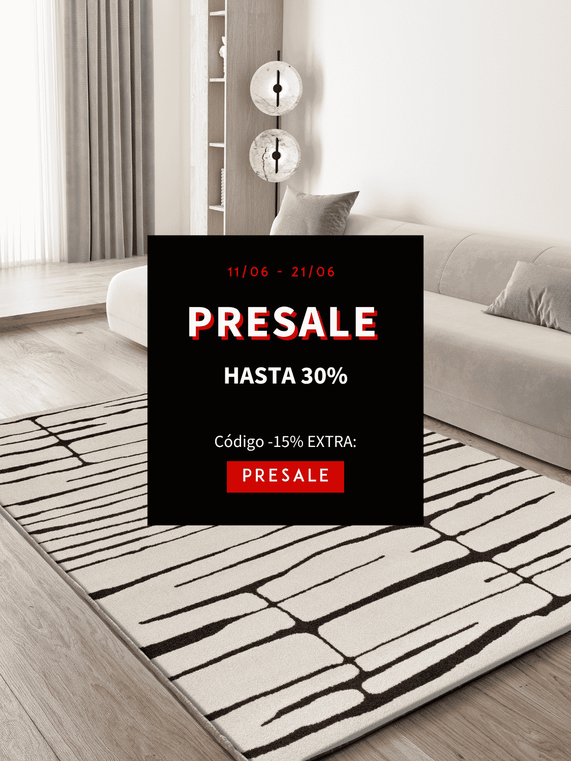 Descuentos en alfombras hasta -30%