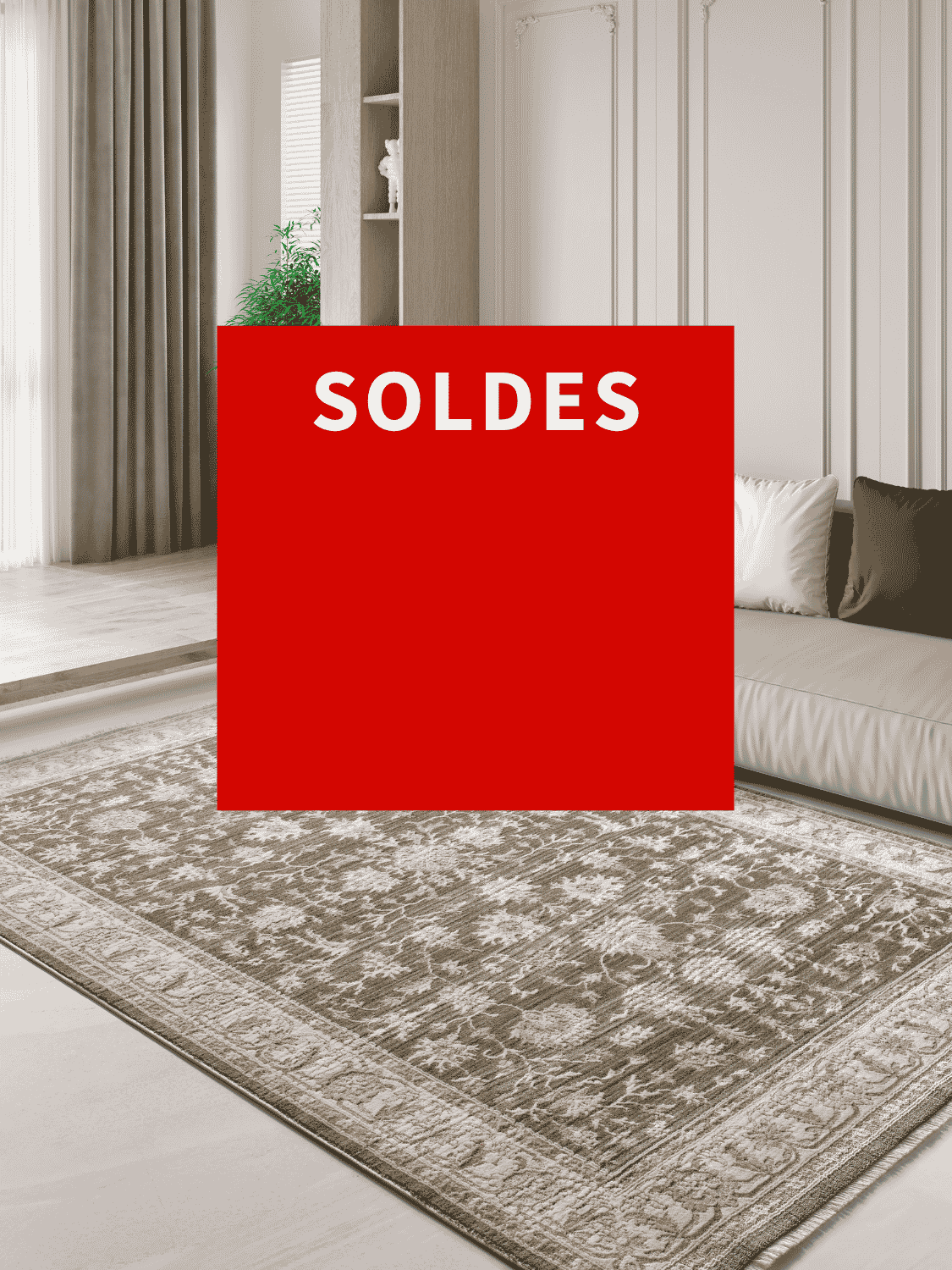 JUSQU'À -50 % <br> SUR LES TAPIS