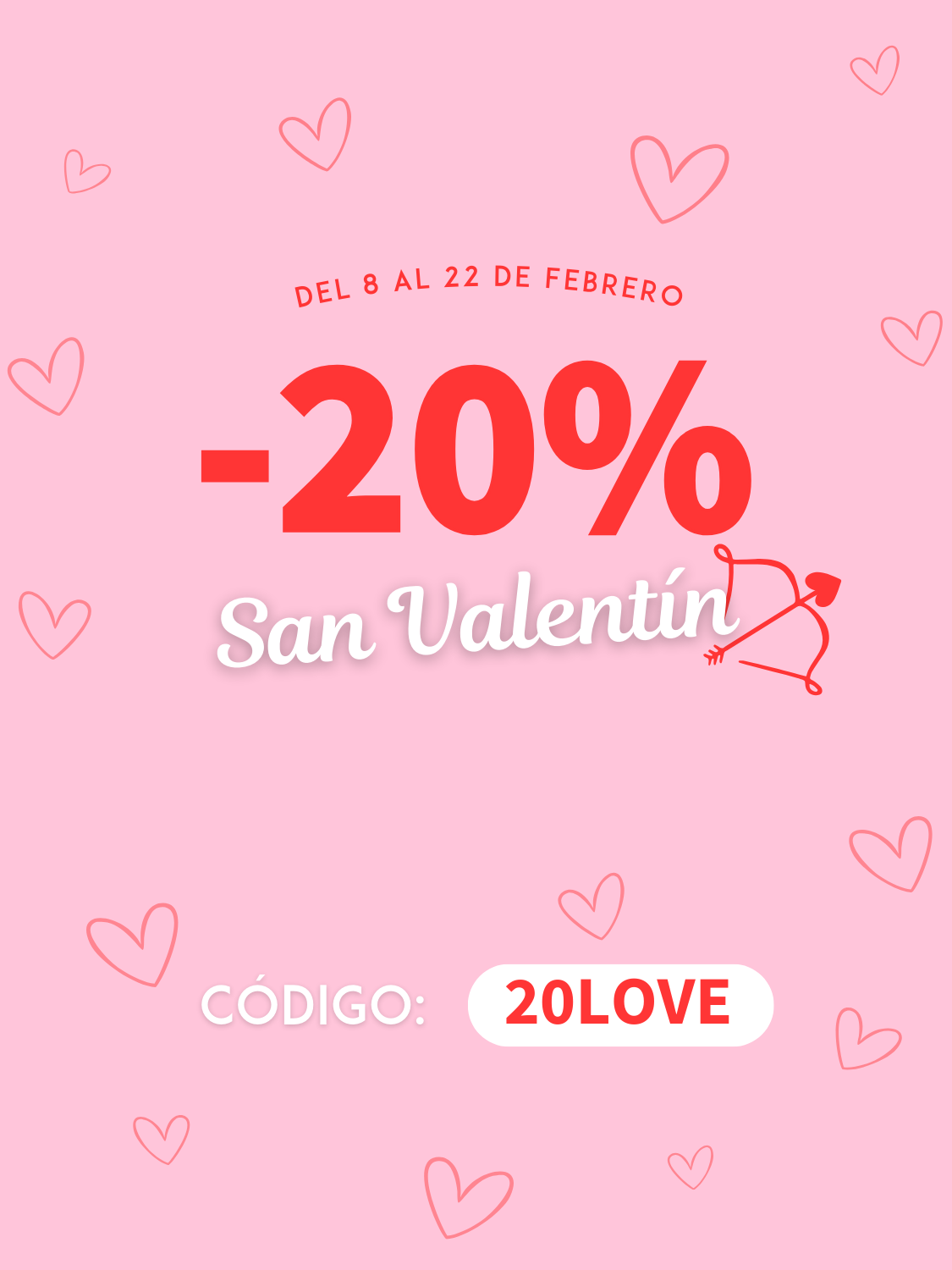Descuentos -20% en alfombras San Valentín