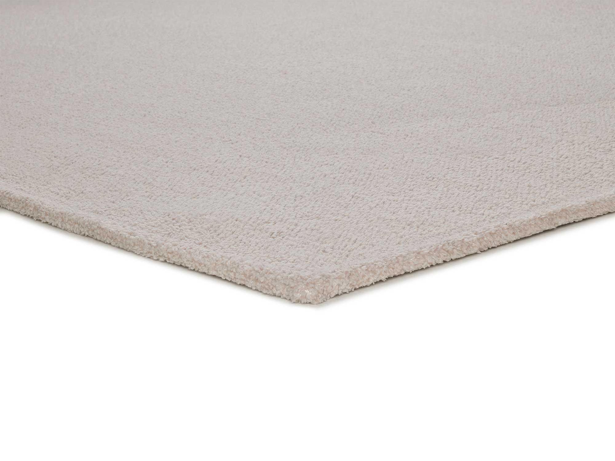 Atticgo alfombra saffi liso blanco macro