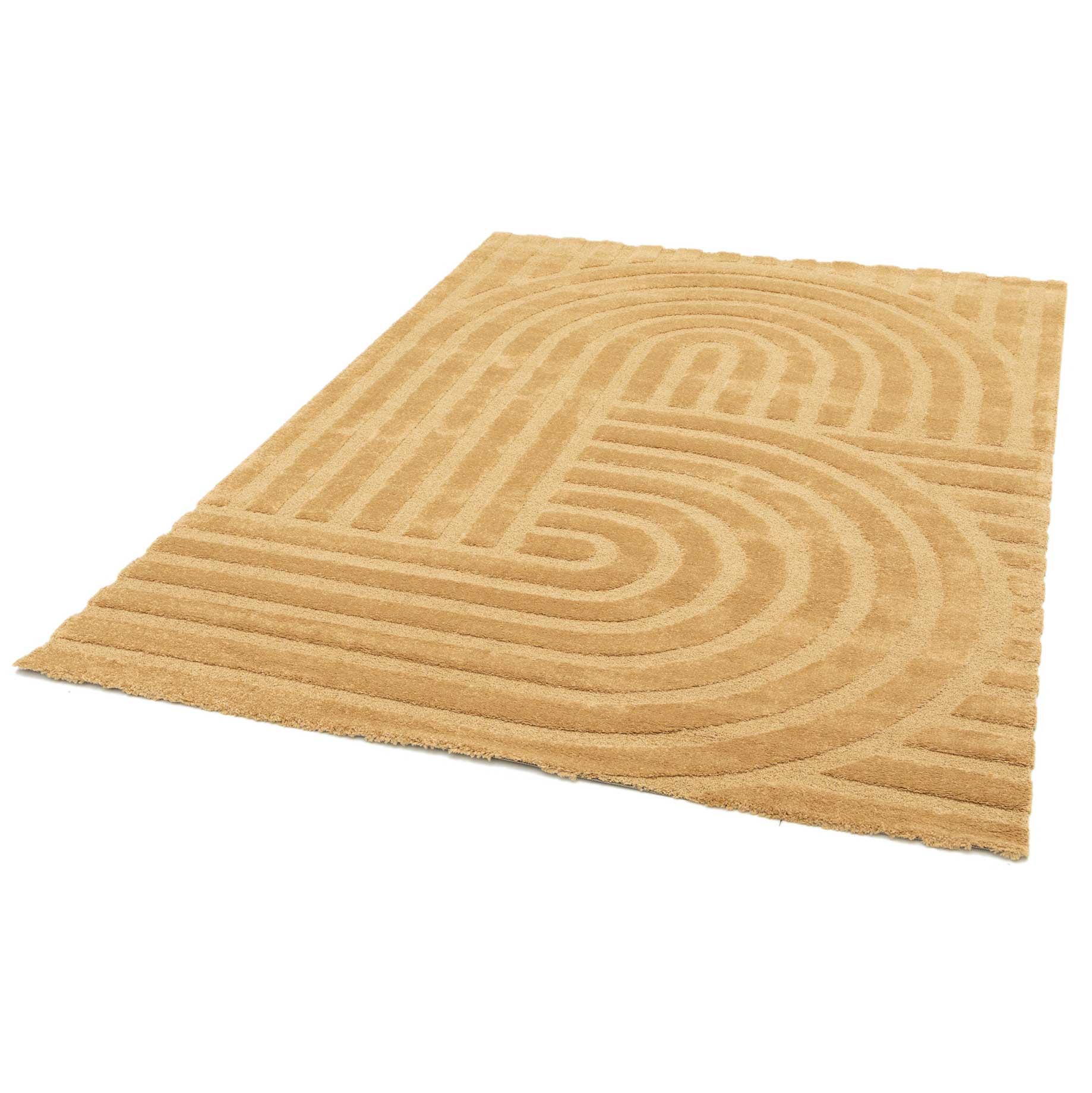 Geometric rug with relief Snowy 59773