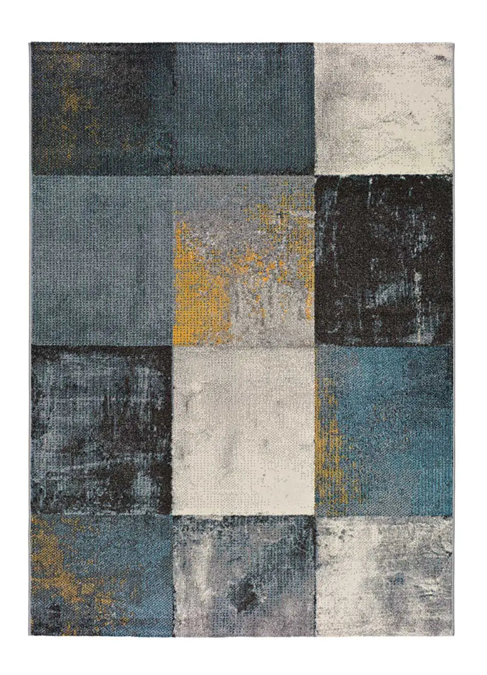 Atticgo Alfombra geométrica Adra 12152 Gris