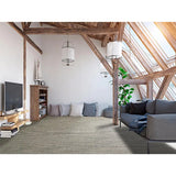 Alfombra a medida de exterior África 4025 Gris en salón | Atticgo