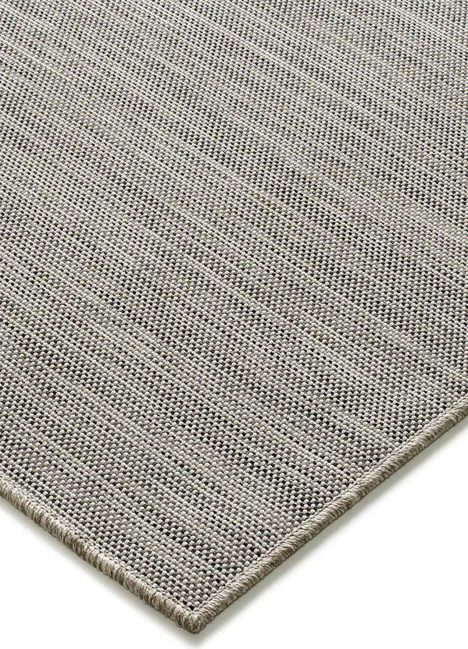 Alfombra a medida de exterior África 4025 Plata esquina | Atticgo