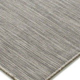 Alfombra a medida de exterior África 4025 Plata esquina | Atticgo