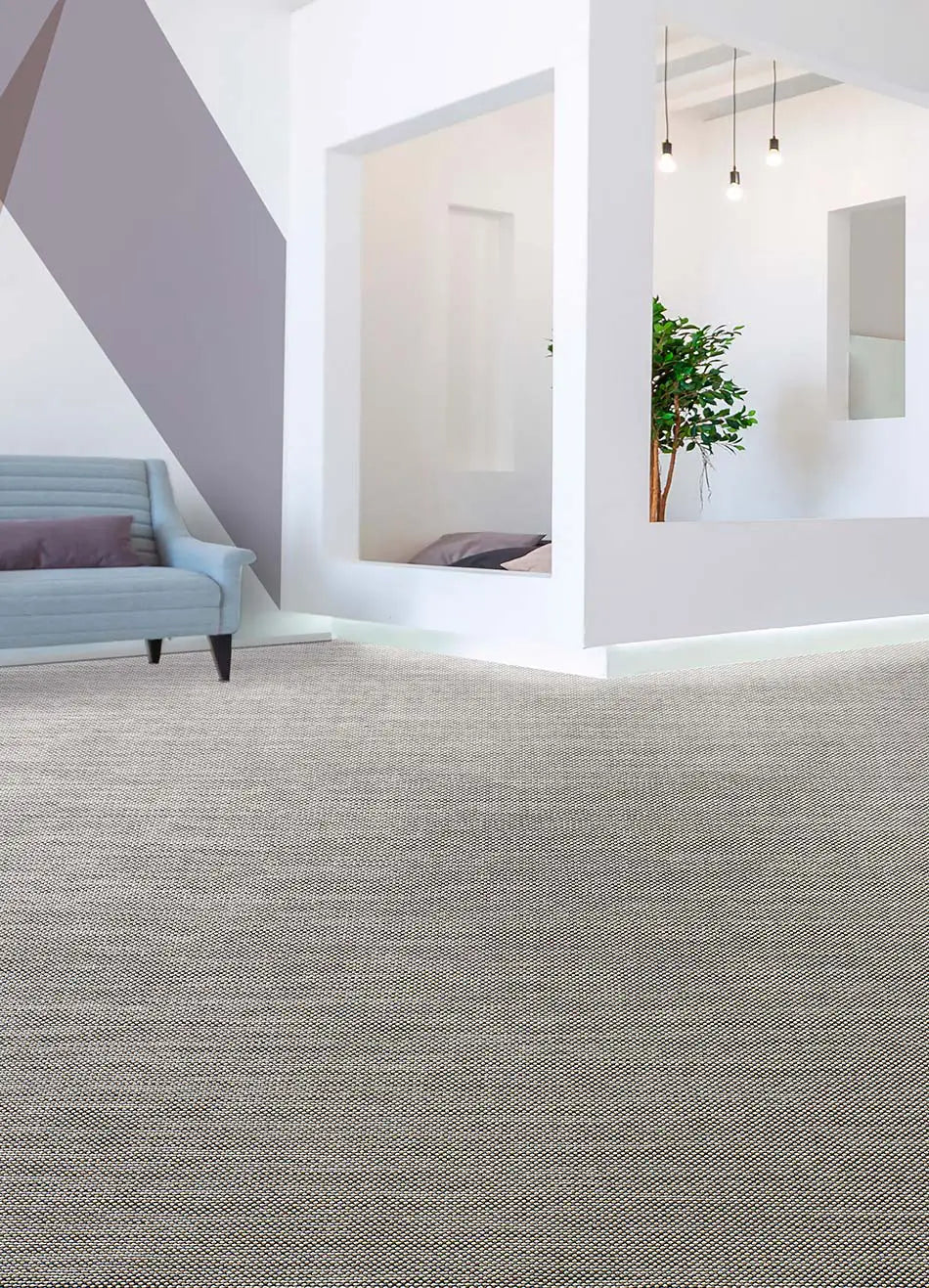 Alfombra a medida de exterior África 4025 Plata ambiente | Atticgo