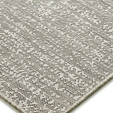 Alfombra a medida de exterior África 4035 Plata esquina | Atticgo