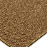 Alfombra a medida de exterior África 4506 Marrón esquina | Atticgo