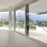 Alfombra a medida de exterior África 4506 Plata  en salón | Atticgo