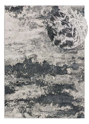 Alfombra abstracta Agata 8385 Gris lupa