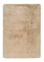 Atticgo Alfombra shaggy Alpaca Liso Beige