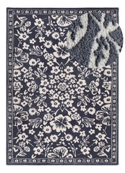 Alfombra clásica con relieve Amara 12994 Azul Atticgo