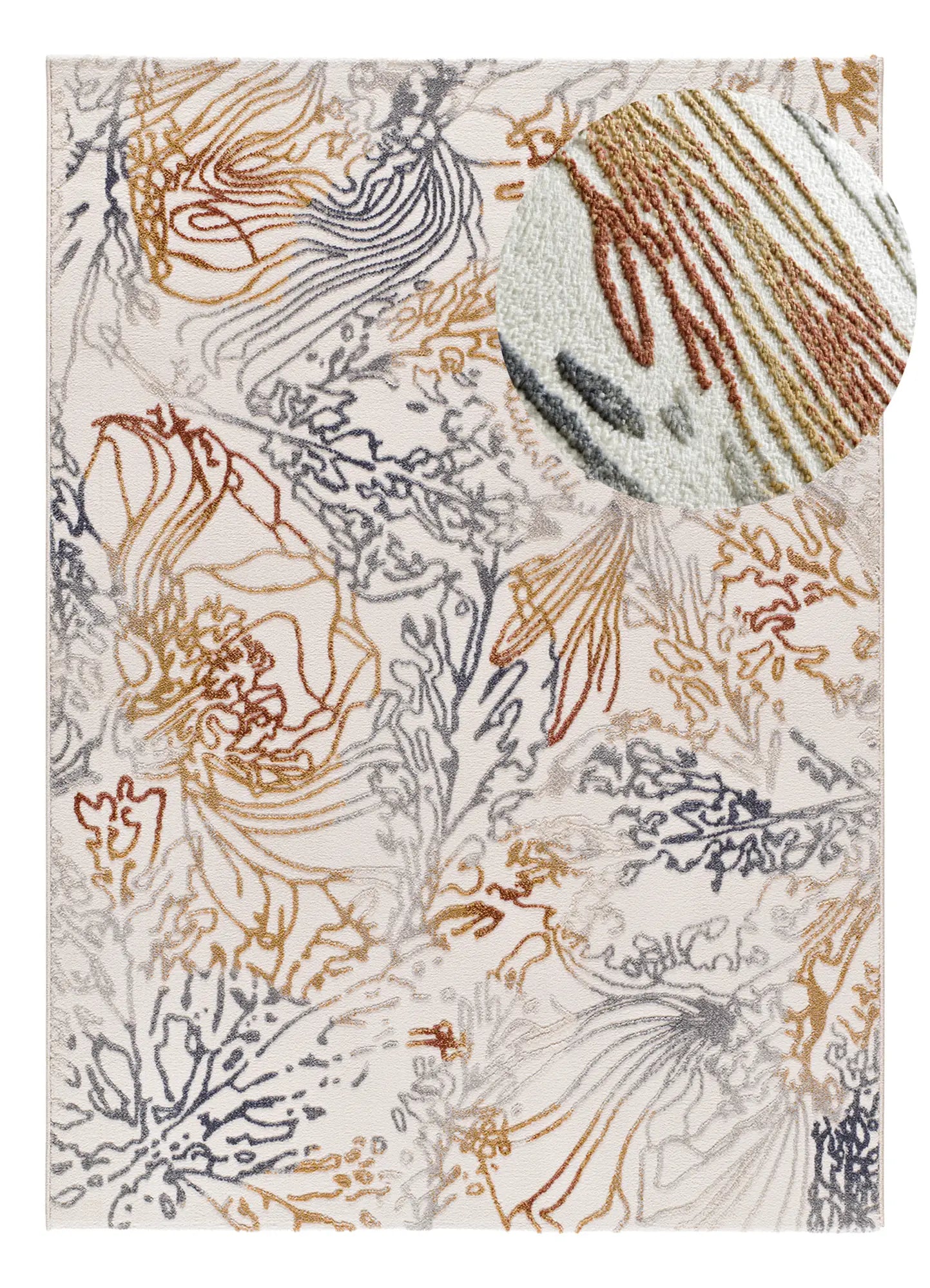 Alfombra abstracta Amara 12996 Multicolor Atticgo