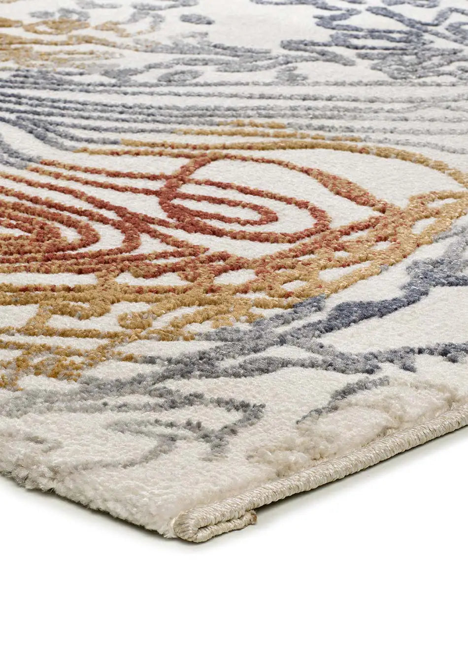 Alfombra esquina abstracta Amara 12996 Multicolor Atticgo