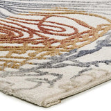 Alfombra esquina abstracta Amara 12996 Multicolor Atticgo