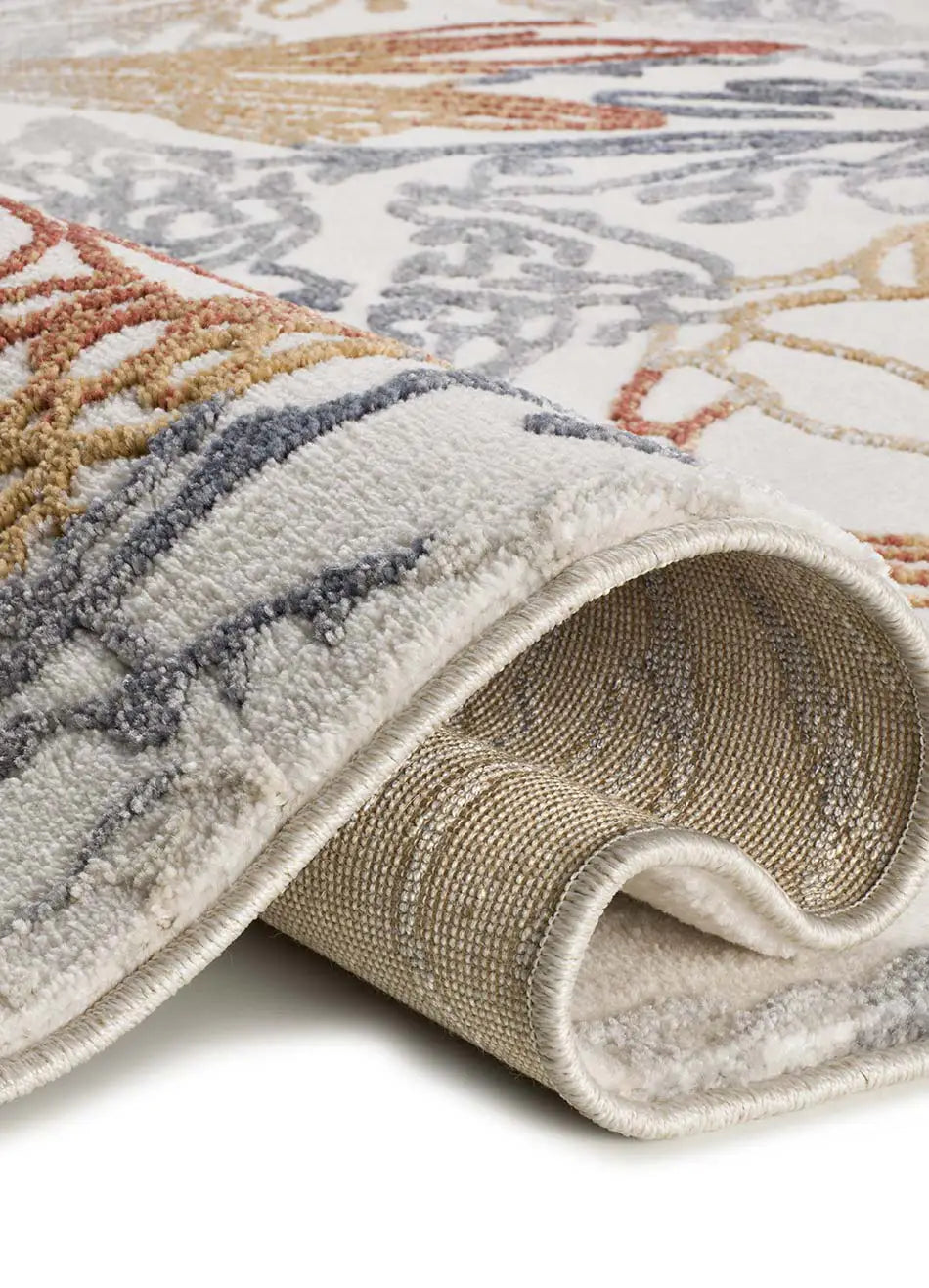 Alfombra doblada abstracta Amara 12996 Multicolor Atticgo