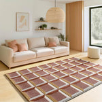 Alfombra geométrica salón con relieve Amara 12997 Caldera Atticgo