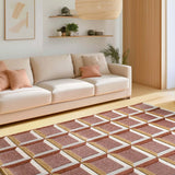Alfombra geométrica con relieve Amara 12997 Caldera Atticgo
