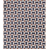 Alfombra geométrica con relieve Amara 13000 Azul Atticgo Salón