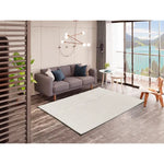 Alfombra a medida de salón Ámbar Liso Blanco Atticgo
