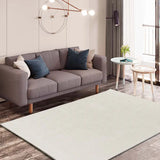 Alfombra a medida salón Ámbar Liso Blanco Atticgo