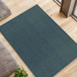 Alfombra a medida salón Ámbar Liso Azul Atticgo