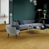 Alfombra a medida salón Ámbar Liso Mostaza Atticgo