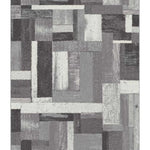 Alfombra geométrica Amber 12006 Gris Atticgo