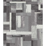 Alfombra geométrica Amber 12006 Gris Atticgo