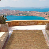 Alfombra a medida de exterior Asia 8227 Beige ambiente | Atticgo