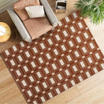 Alfombra geométrica para salón Astra 13008 Caldera Atticgo