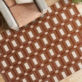 Alfombra salón geométrica Astra 13008 Caldera Atticgo