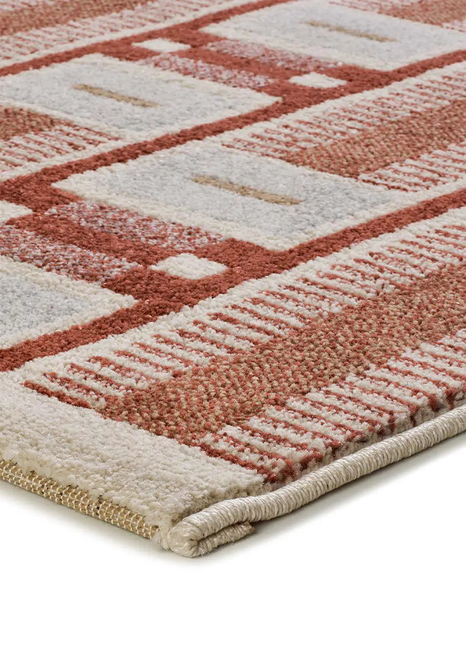 Alfombra geométrica caldera Astra 13009 esquina | Atticgo