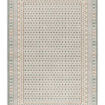 Alfombra vintage verde y beige Astra 13013 | Atticgo