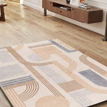 Alfombra salón geométrica Astra 13014 Beige Atticgo