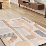 Alfombra salón geométrica Astra 13014 Beige Atticgo
