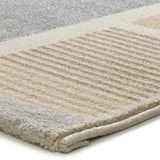 Alfombra geométrica esquina Astra 13014 Beige Atticgo