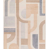 Alfombra geométrica Astra 13014 Beige Atticgo