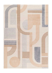 Alfombra geométrica Astra 13014 Beige Atticgo