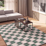 Alfombra geométrica Astra 13016 Verde Atticgo