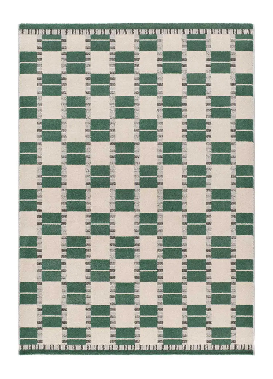 Alfombra geométrica Astra 13016 Verde Atticgo