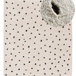 Alfombra shaggy estilo escandinavo Atesa 80406 Blanco Atticgo Salón