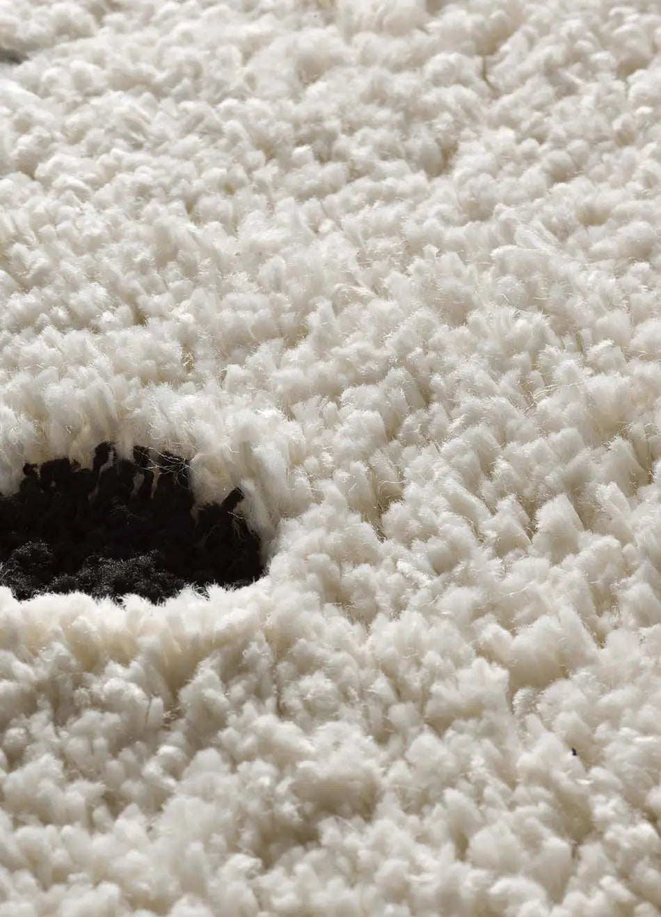 Alfombra shaggy zoom estilo escandinavo Atesa 80406 Blanco Atticgo