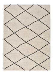 Atticgo Alfombra shaggy rombos Atlas 8633