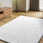 Alfombra a medida Atlas Liso Blanco Ambiente | Atticgo