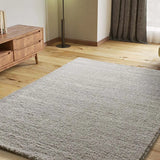 Alfombra a medida Atlas Liso Plata Ambiente | Atticgo