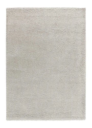 Alfombra Atlas Liso Plata Ambiente Lienzo